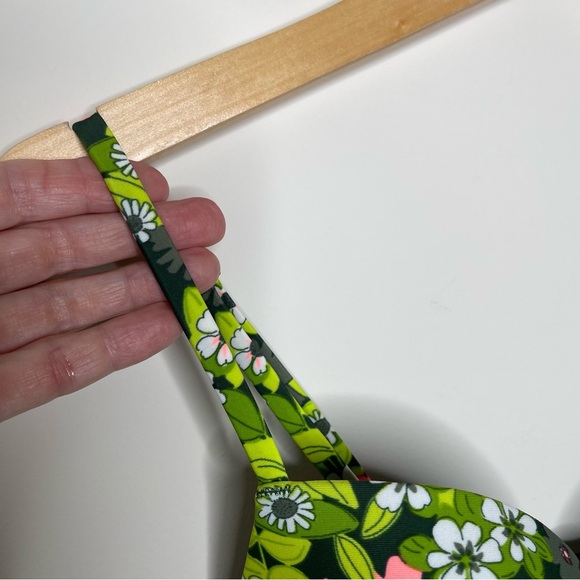 Aerie The Sunny side up floral Bikini Top and High Waisted Bikini Bottom 70’s - Picture 3 of 14